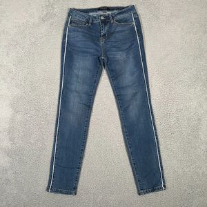 Judy Blue Jeans Womens‎ Size 9/29 Skinny Fit Side Pipe Denim Dark Wash Stretch